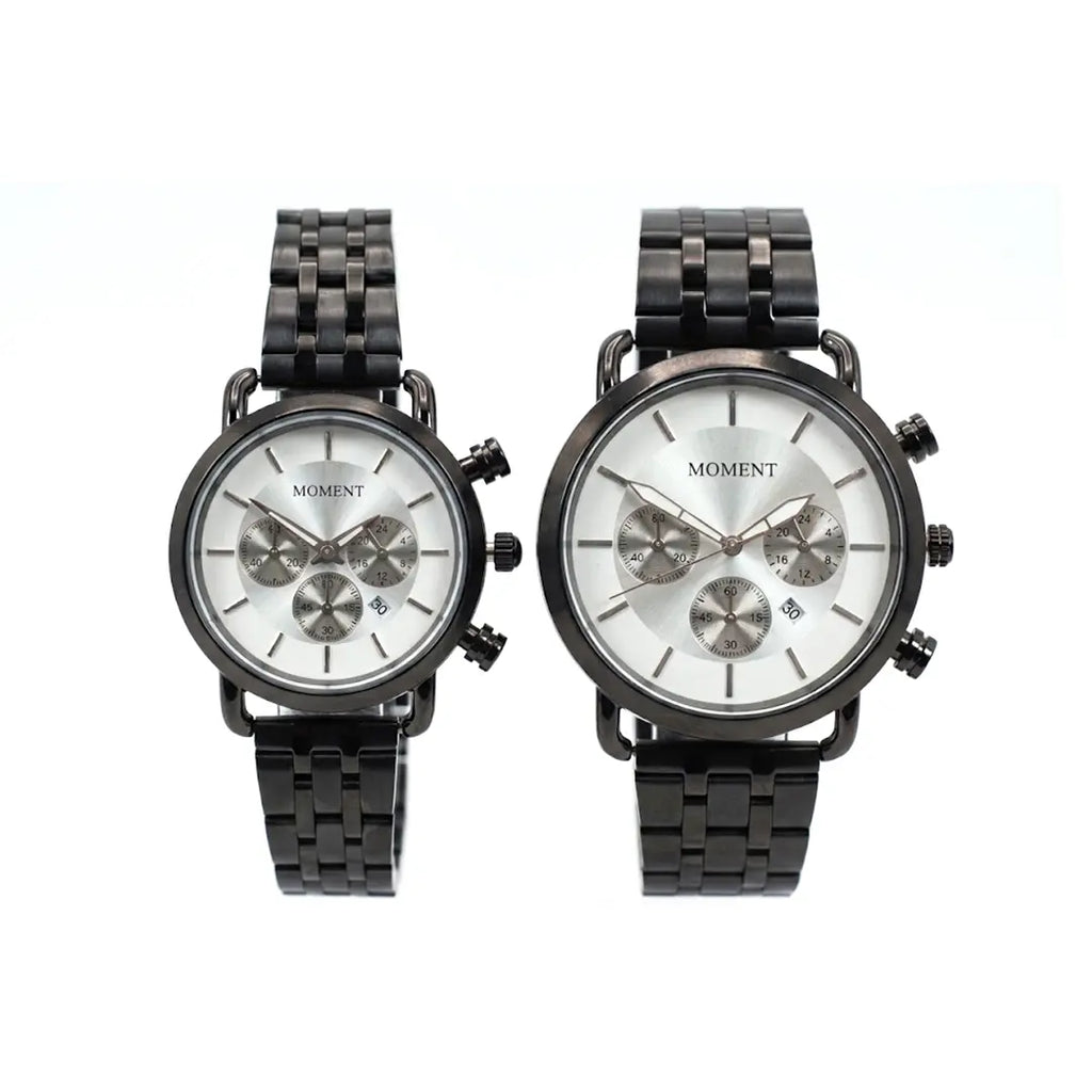 Moment legacy couple edition | luxury chronograph style matching watches