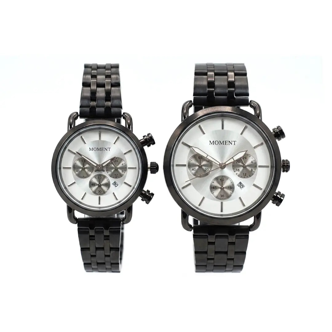Moment legacy couple edition | luxury chronograph style matching watches
