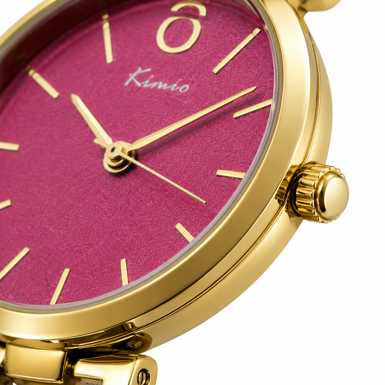 KIMIO Rose Red Glitter Link