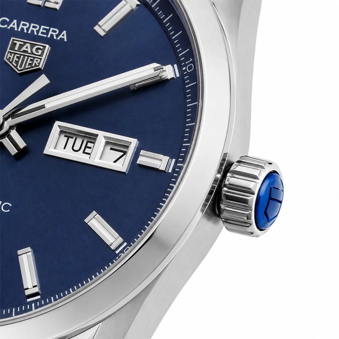 Tag Heuer Carrera Calibre 5 (Automatic Master Copy) | Premium Executive Edition with Stainless Steel Link Bracelet
