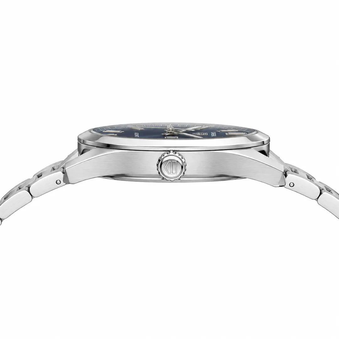 Tag Heuer Carrera Calibre 5 (Automatic Master Copy) | Premium Executive Edition with Stainless Steel Link Bracelet