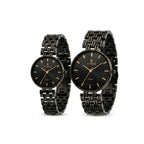 Timas signature couple set | Premium matching dress watches with dual-tone finish