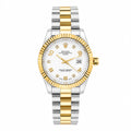 Rolex Datejust Style Edition | Fluted Bezel Two-Tone Steel Quartz Watch (AWRM-00273)