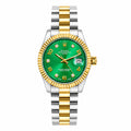 Rolex Datejust Style Edition | Fluted Bezel Two-Tone Steel Quartz Watch (AWRM-00273)