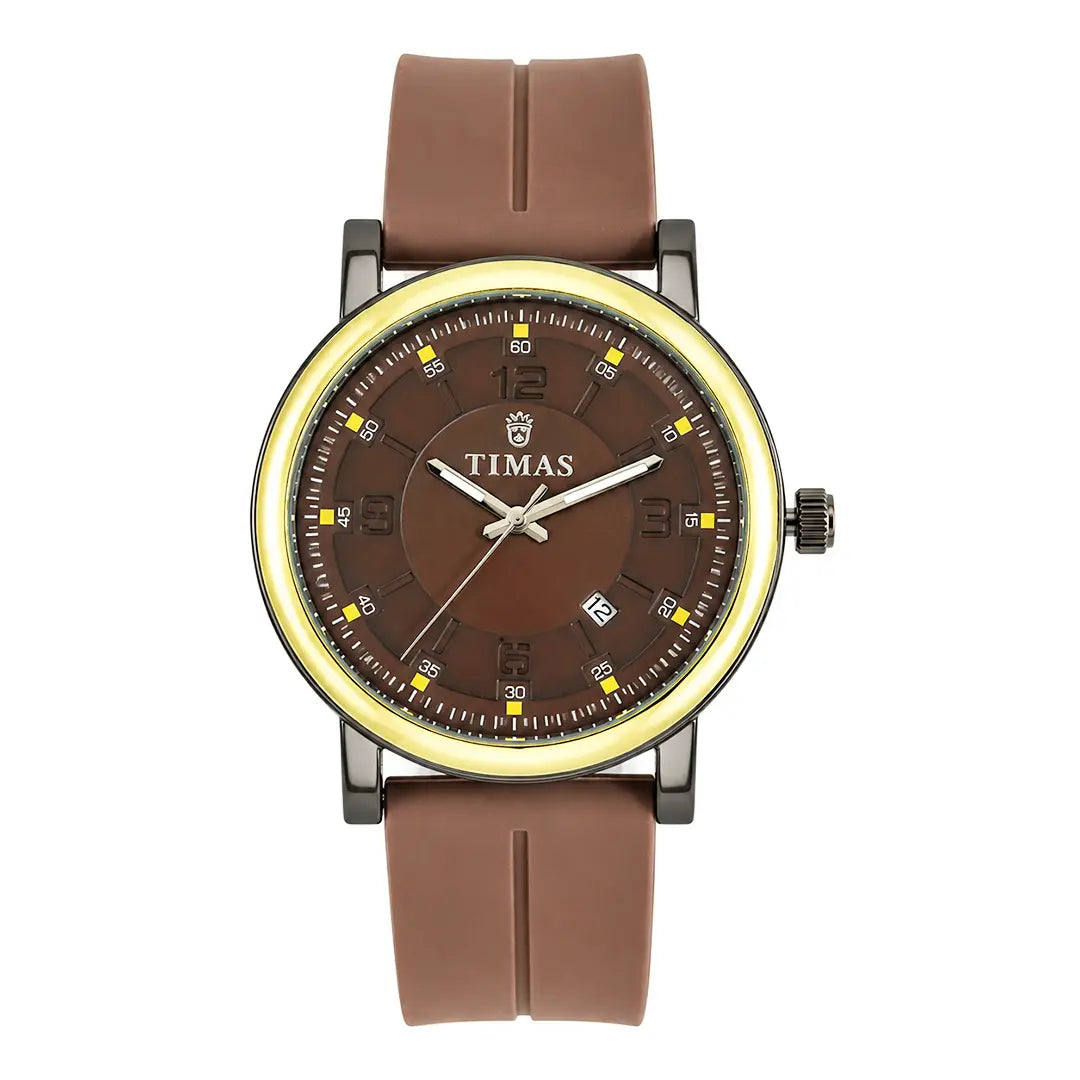 Timas Vector Series | Futuristic Geometric Dial Sports Watch with Premium Silicone Strap