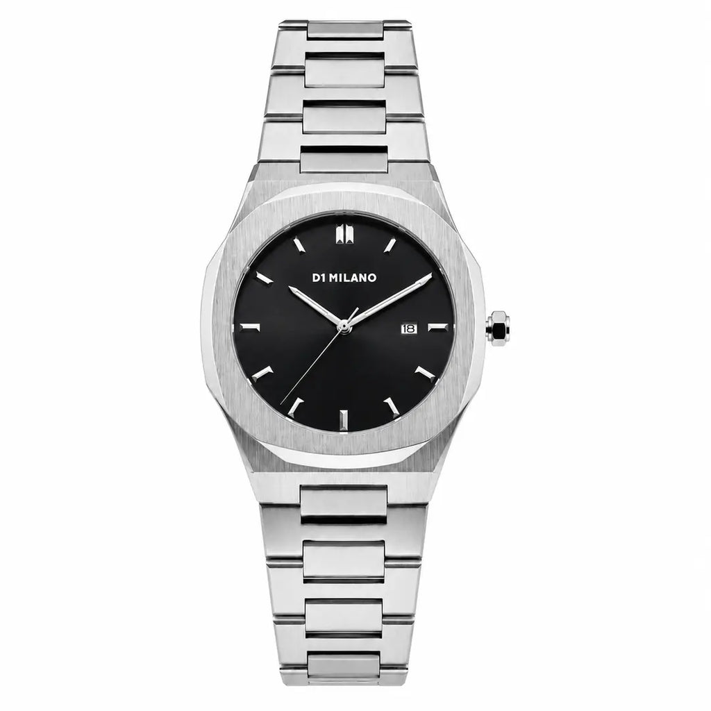 D1 Milano Ultra Thin Series (Master Copy) | Premium Polyogonal Bezel with Integrated Steel Bracelet