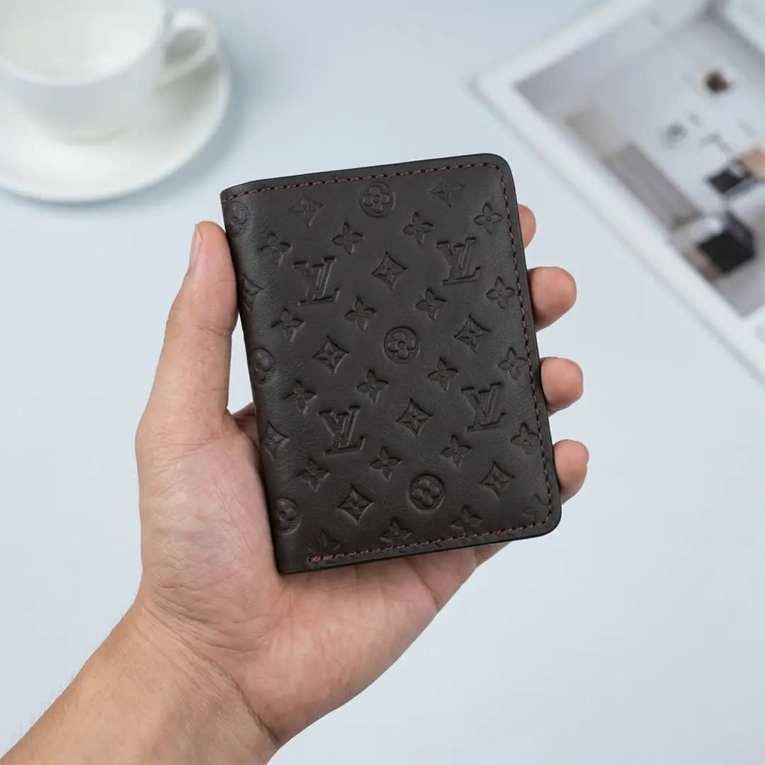 Timas Urban Slim | Premium Vertical Tri-Fold Genuine Leather Wallet