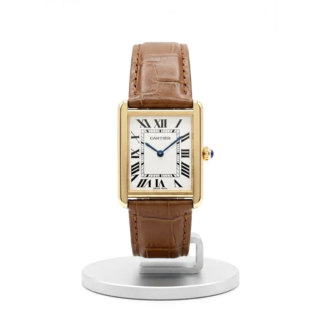Vintage tank edition | Luxury rectangular roman dial with premium deployment clasp