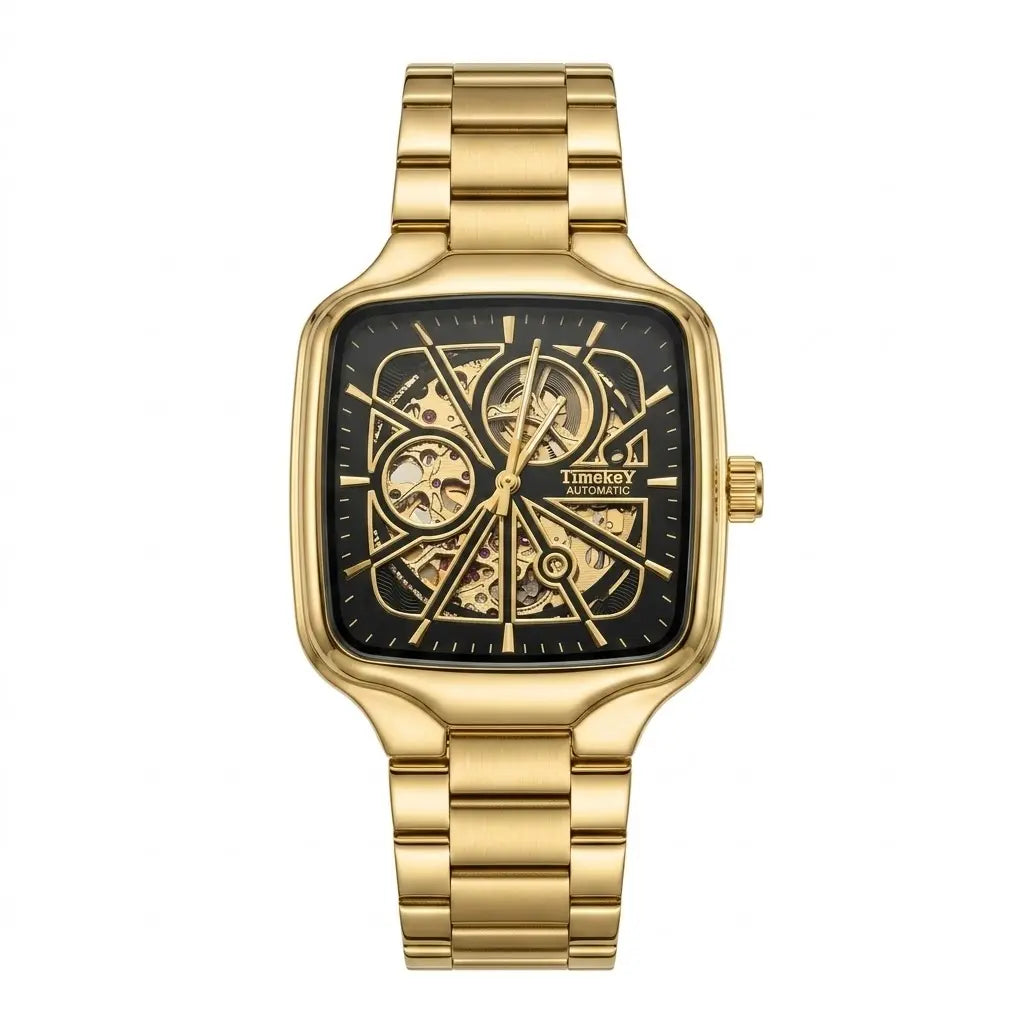 Timekey automatic skeleton | Premium square-bezel mechanical series