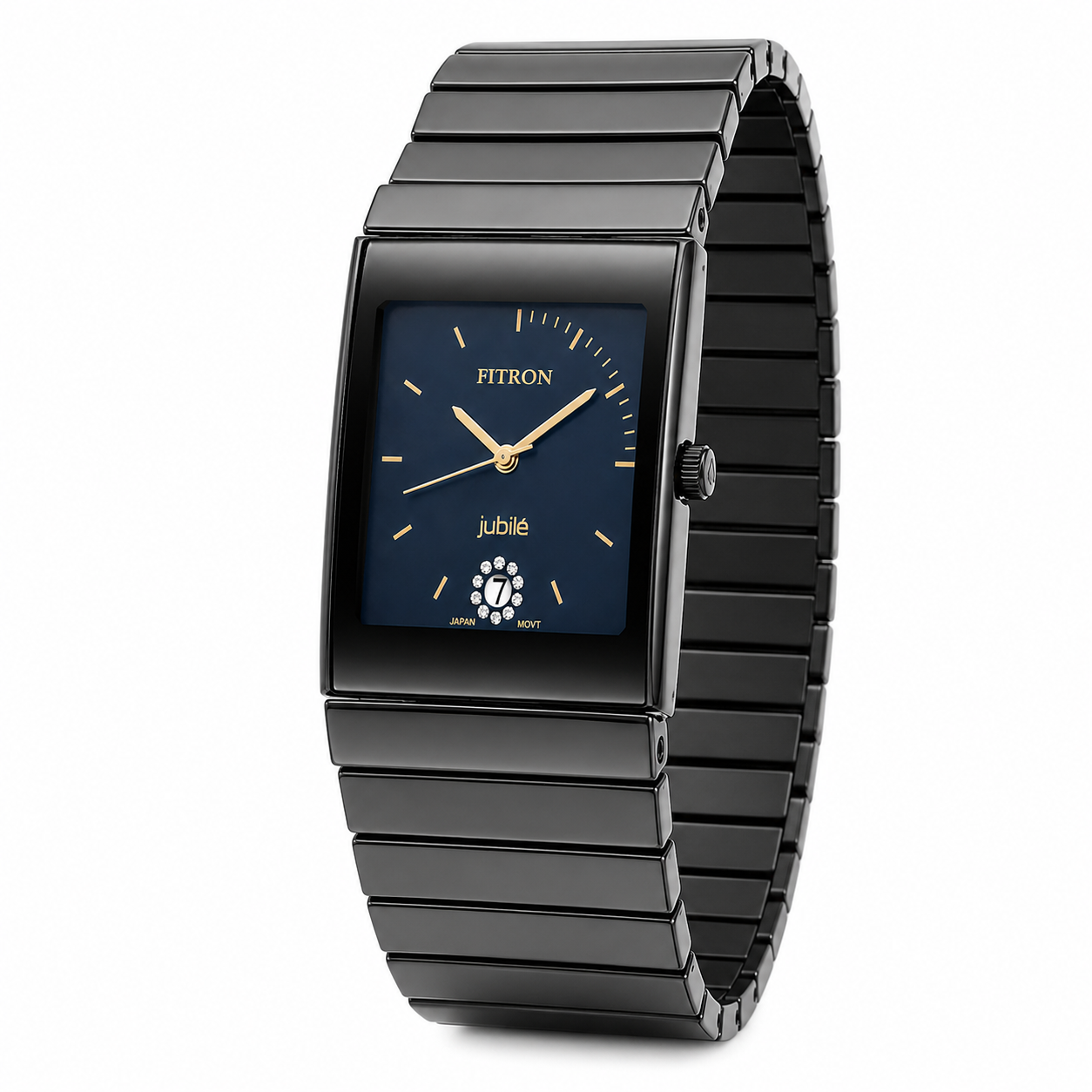 FITRON Jubilé Ceramic Edition | Rectangular High-Tech Ceramic Quartz Watch