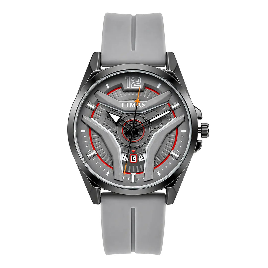 Timas Vector Series | Futuristic Geometric Dial Sports Watch with Premium Silicone Strap