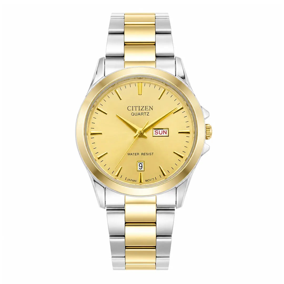 Citizen Quartz Executive Day-Date Edition | Bi-Tonal Dress Watch with Dual Calendar
