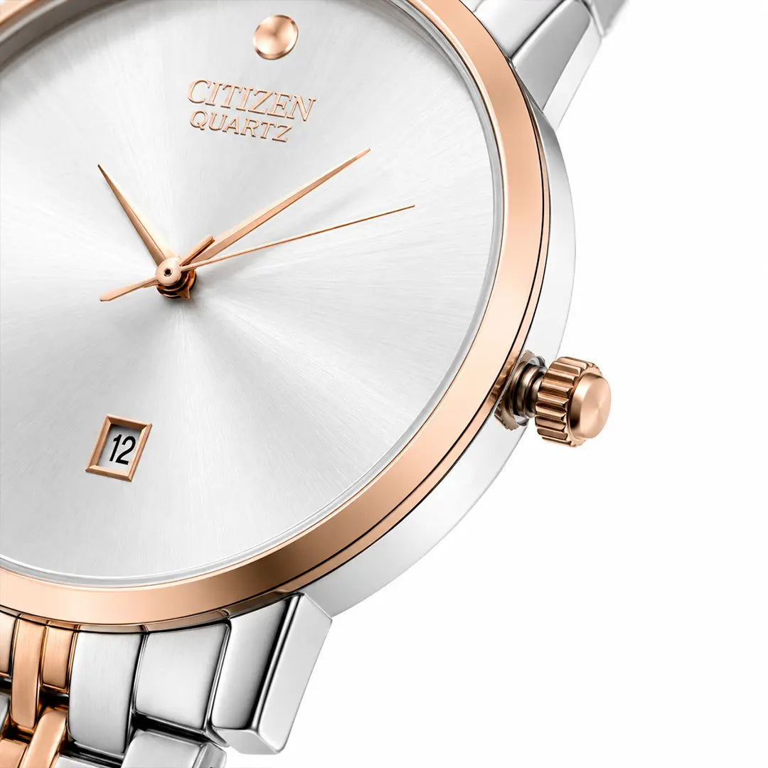 Citizen Quartz Museum Series (Master Copy) | Premium Minimalist Dial with Bi-Tonal Link Bracelet