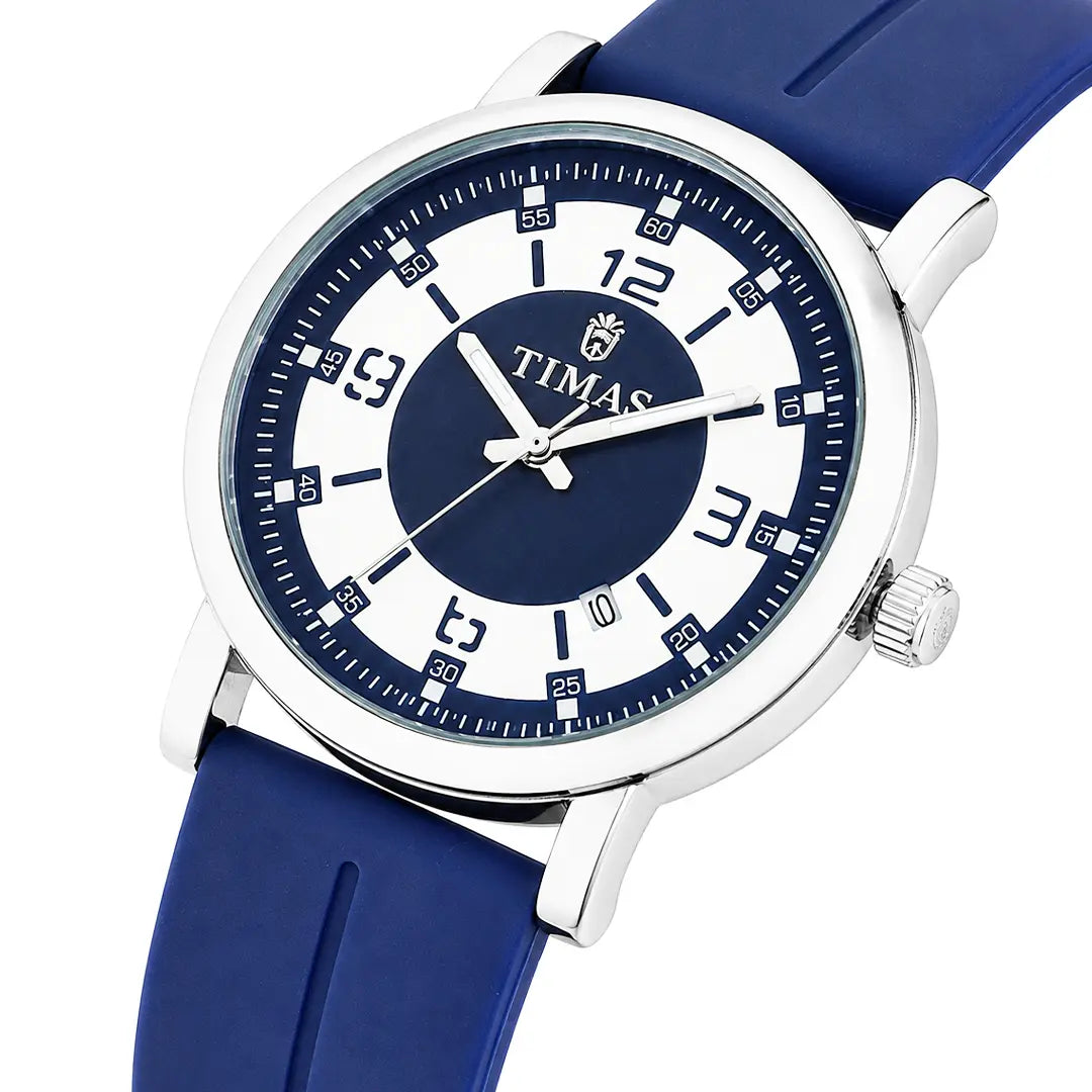 Timas Vector Series | Futuristic Geometric Dial Sports Watch with Premium Silicone Strap