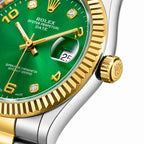 Rolex Datejust Style Edition | Fluted Bezel Two-Tone Steel Quartz Watch (AWRM-00273)