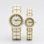 Timas Imperial Couple Series | Premium Diamond-Cut Faceted Ceramic His & Hers Set