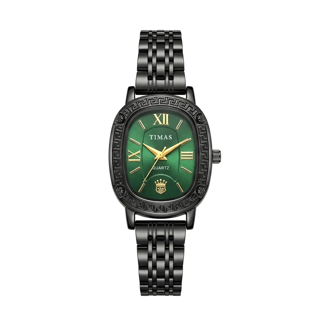 Timas Vintage Muse | Elegant Oval Case Ladies Watch