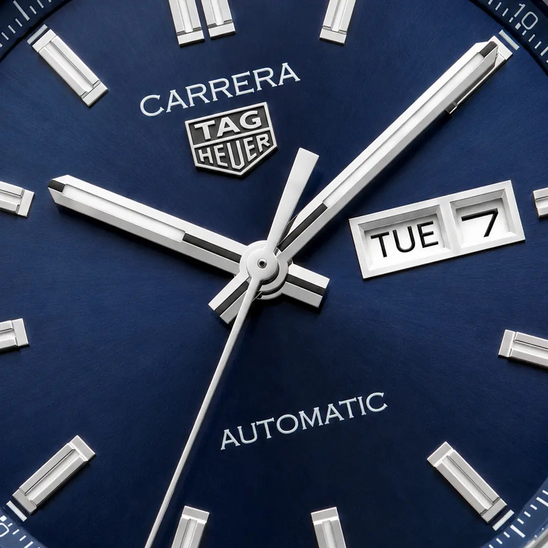 Tag Heuer Carrera Calibre 5 (Automatic Master Copy) | Premium Executive Edition with Stainless Steel Link Bracelet