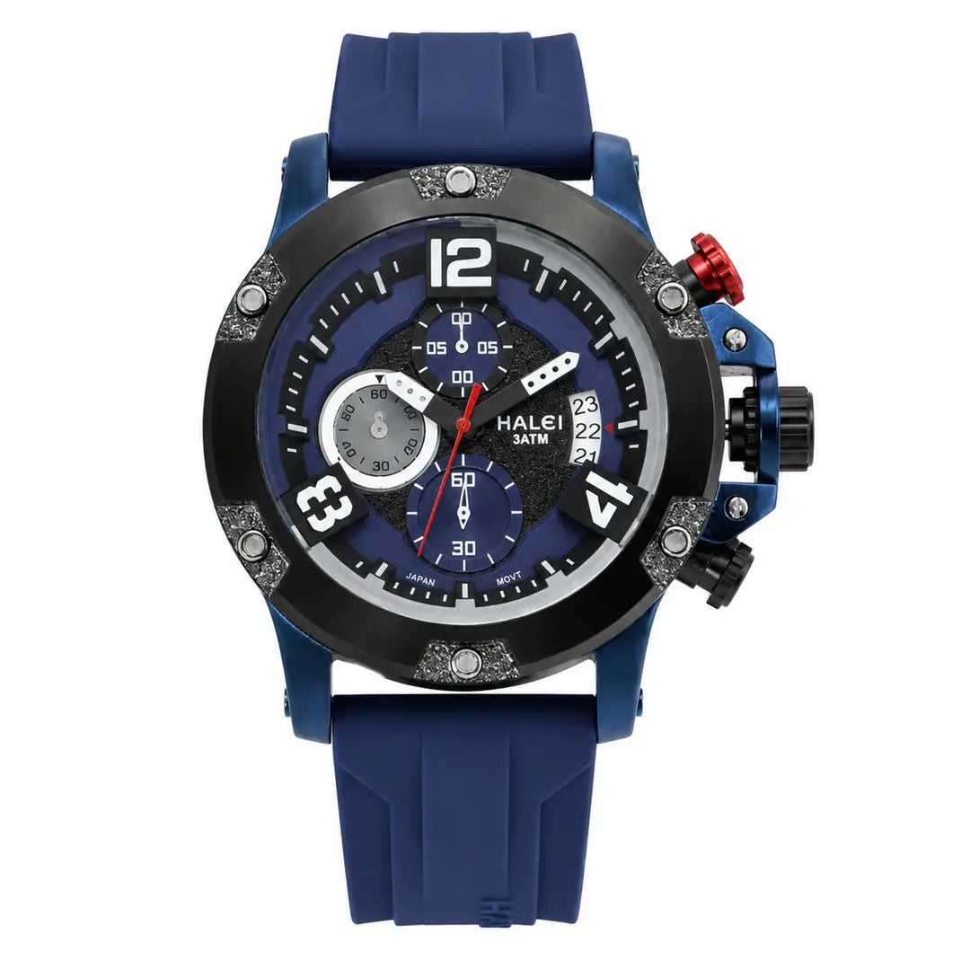 Halei Tactical Apex Series | Heavy-Duty Sports Watch with High-Impact Silicone Strap