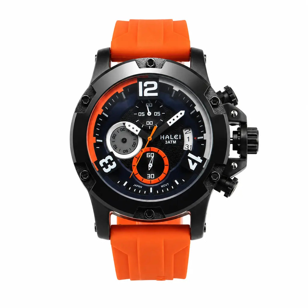 Halei Tactical Apex Series | Heavy-Duty Sports Watch with High-Impact Silicone Strap