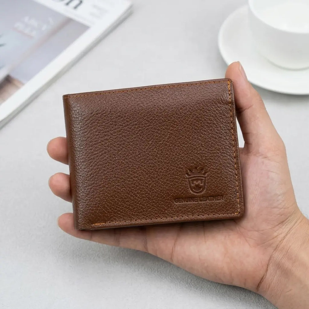 Timas Signature Executive | Premium Genuine Leather Bifold Wallet for Men