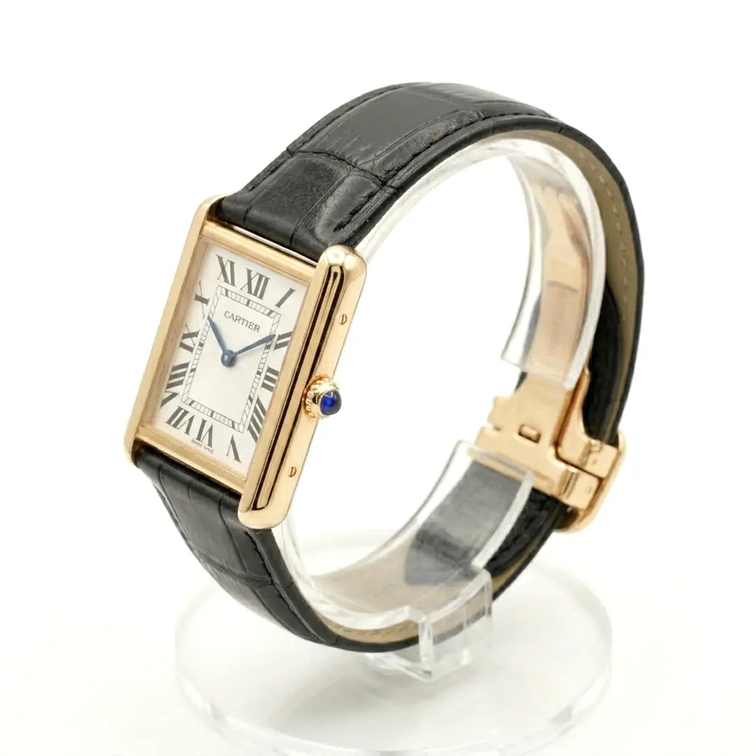 Vintage tank edition | Luxury rectangular roman dial with premium deployment clasp