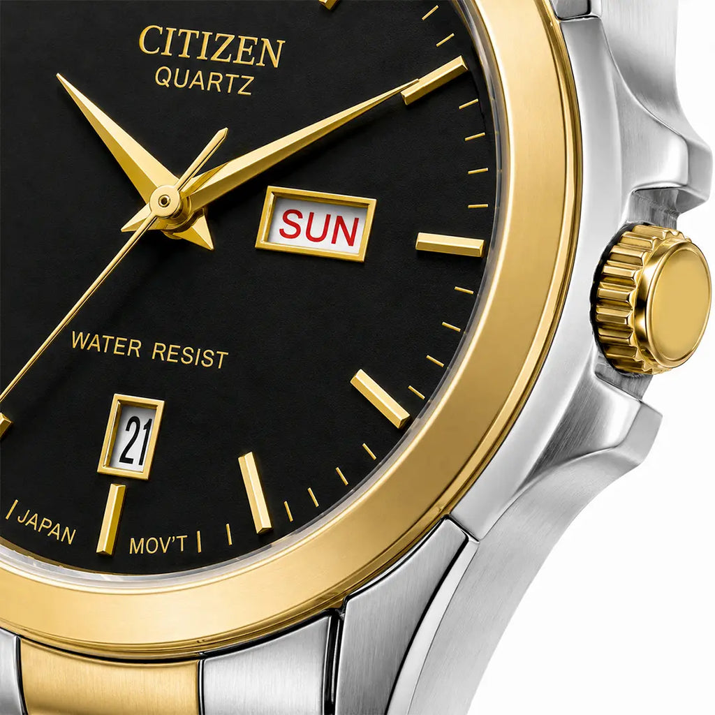 Citizen Quartz Executive Day-Date Edition | Bi-Tonal Dress Watch with Dual Calendar