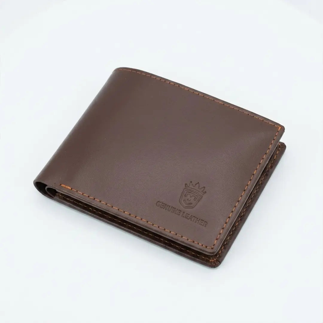 Timas signature edition | Premium leather bifold wallet with contrast stitching