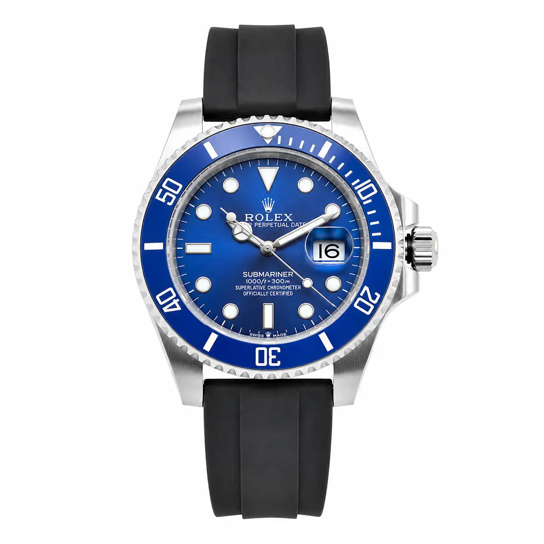 Rolex Submariner Date Edition (Quartz Master Copy) | Premium Divers Sport Watch with High-Durability Silicone Strap