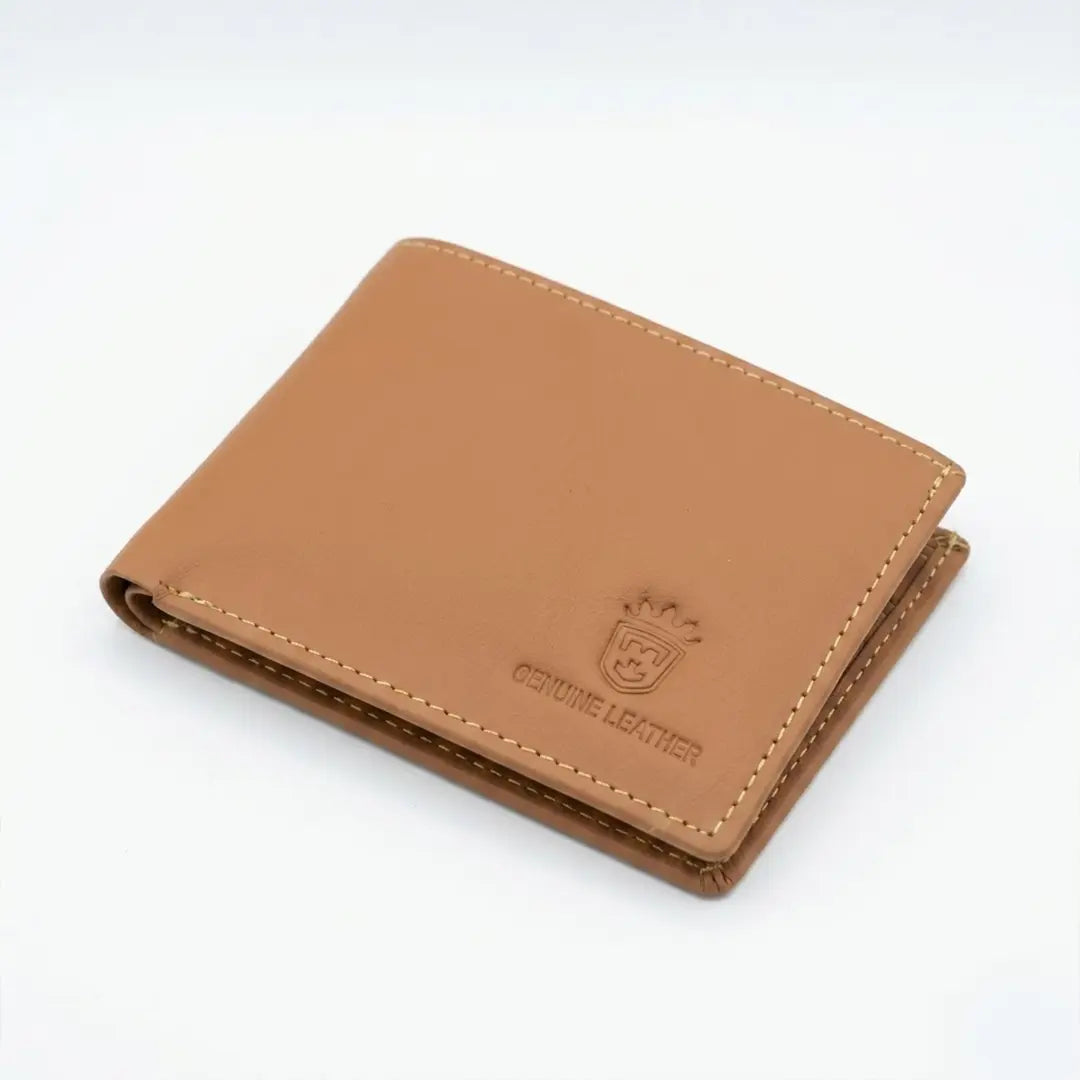 Timas signature edition | premium genuine leather wallet with contrast stitching