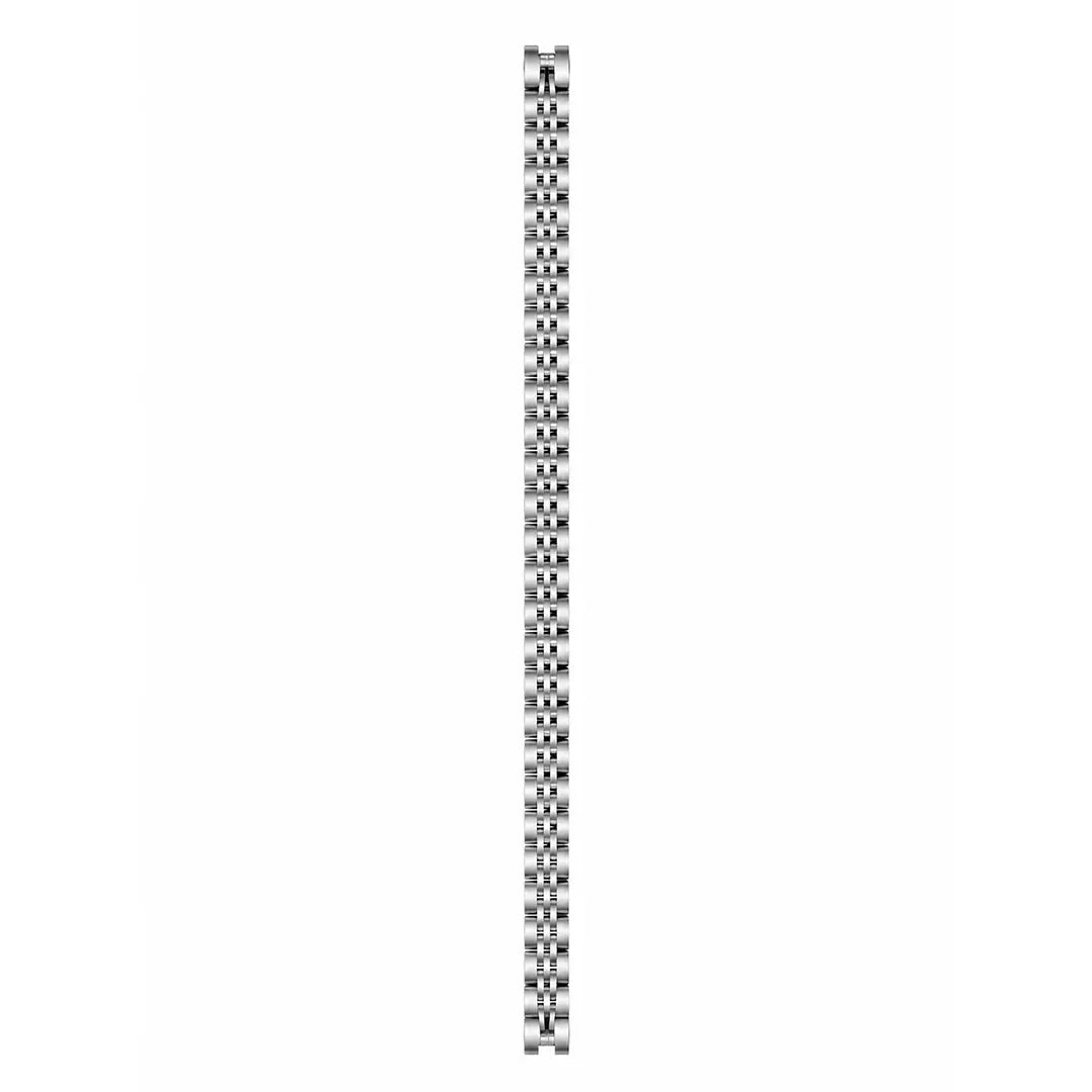 Monogram Interlocking Series | Woven Franco Mesh Bracelet with Engraved Circular Crest