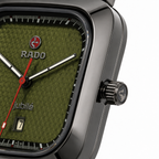 Rado vintage executive series | Iconic square-round watch with textured dial