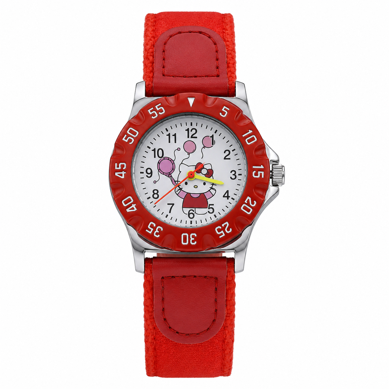 3D Hello Kitty Classic Black Watch