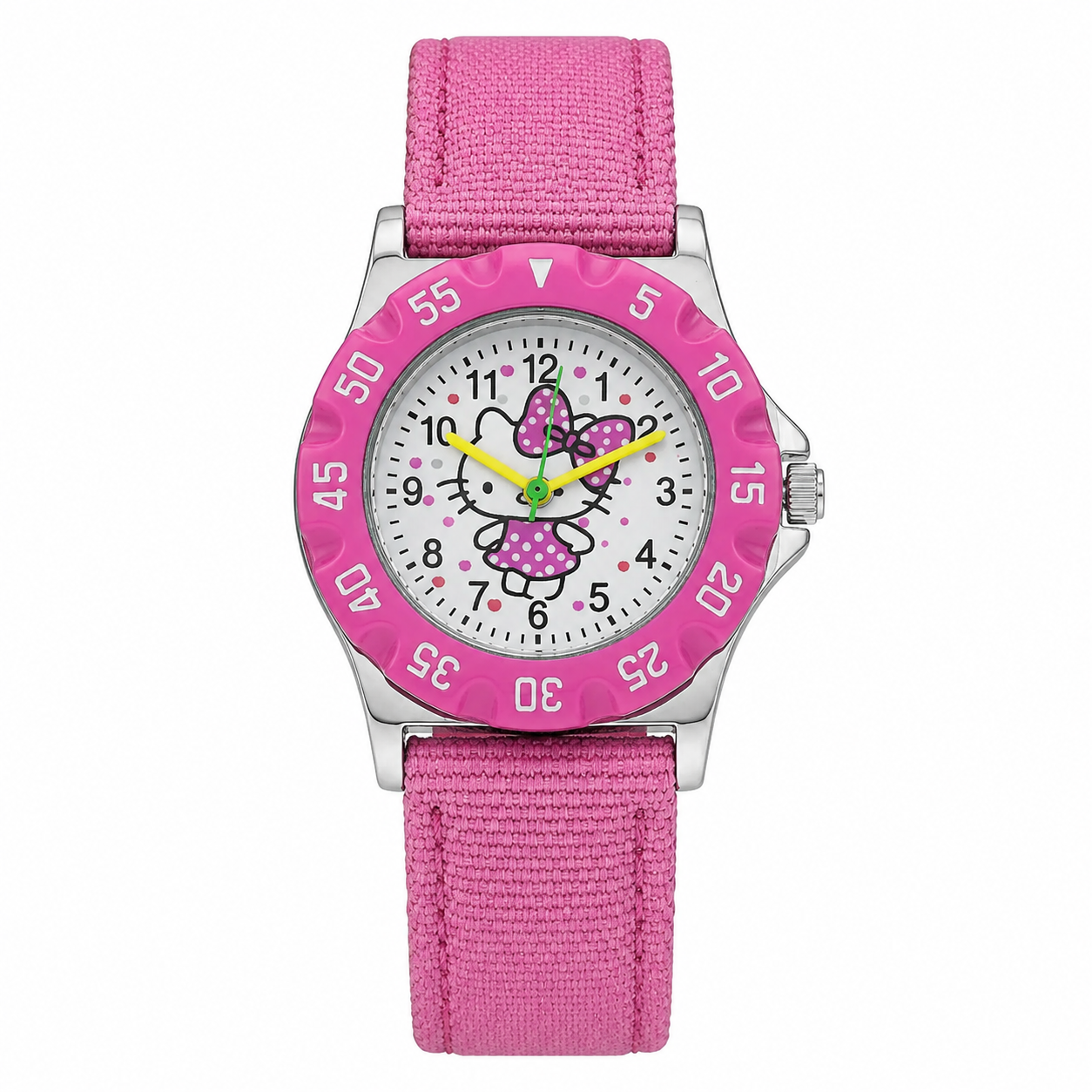 3D Hello Kitty Classic Black Watch