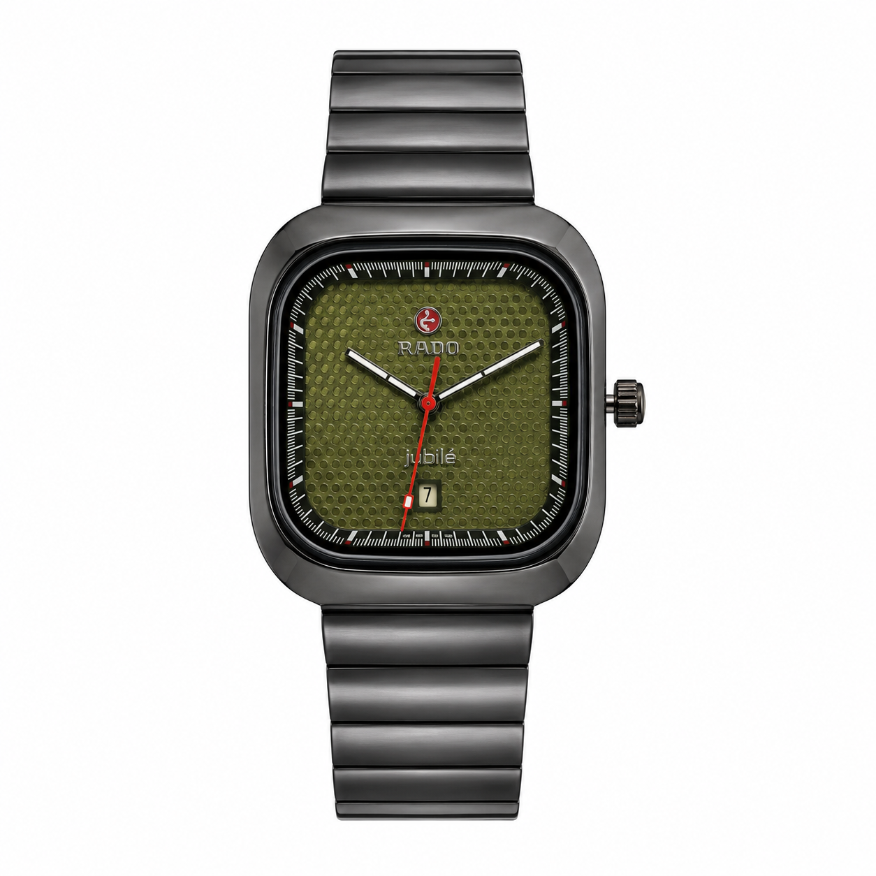 Rado vintage executive series | Iconic square-round watch with textured dial