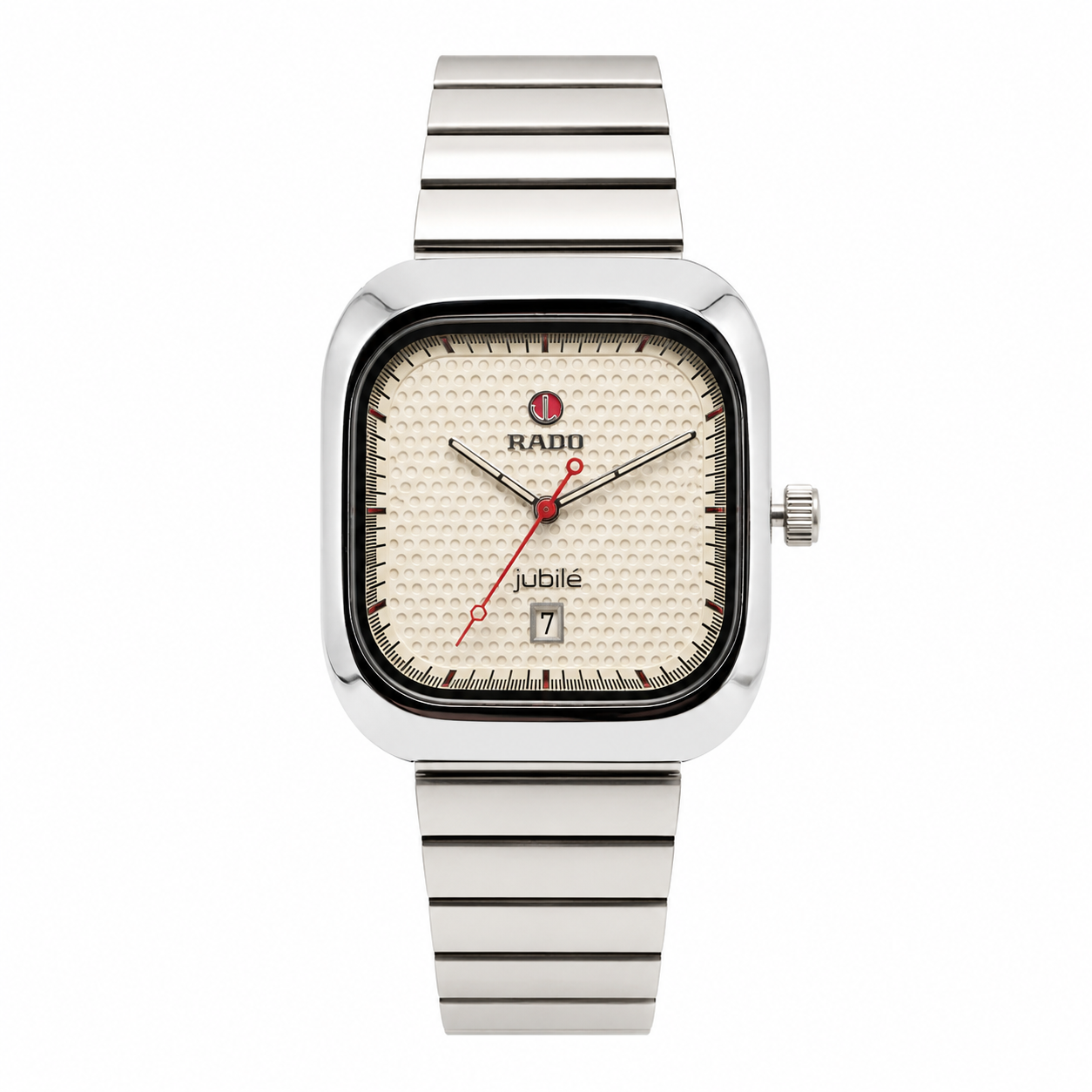 Rado vintage executive series | Iconic square-round watch with textured dial