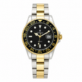 Timas Men’s Silver & Black Classic Watch