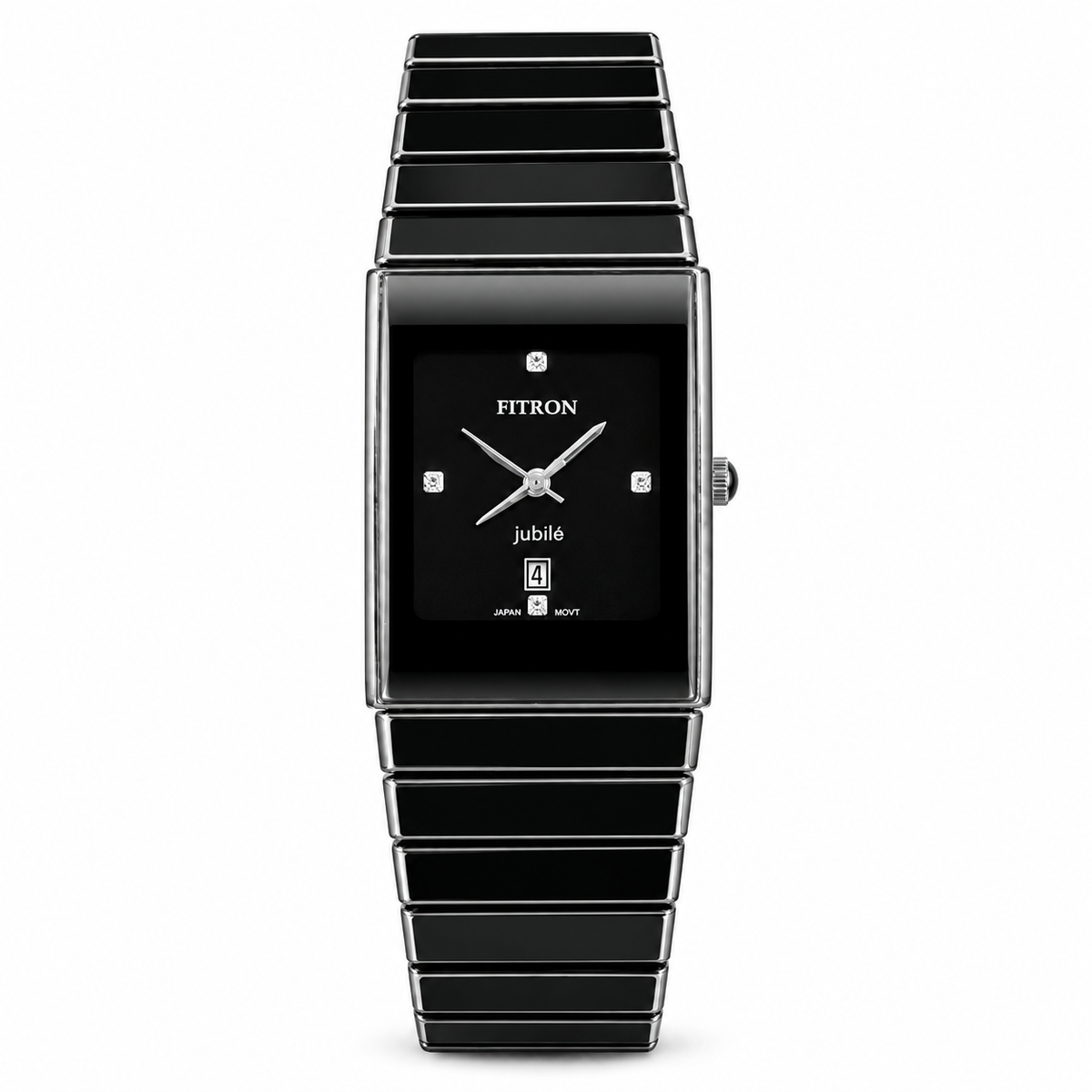 FITRON Jubilé Ceramic Edition | Rectangular High-Tech Ceramic Quartz Watch