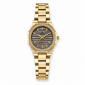 TIMAS Octagonal Crystal Bezel Edition | Textured Dial Metallic Bracelet Quartz Watch (AWTL-00292)