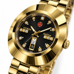 Fitron DiaStar Full Ceramic Luxury Watch with Day-Date Display