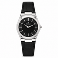 TIMAS Luxury Quartz Men's Watch with Textured Rim Dial & Leather Strap (AWTM-00313)