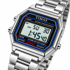 TIMAS Vintage Digital Men's Watch with Alarm, LED Backlight & Chronograph (AWTM-00314)