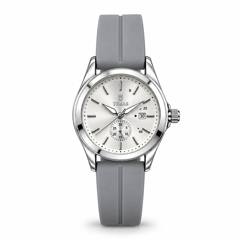 TIMAS Ladies Quartz Watch with Soft PVC Strap & Magnetic Master Lock (AWTL-00323)