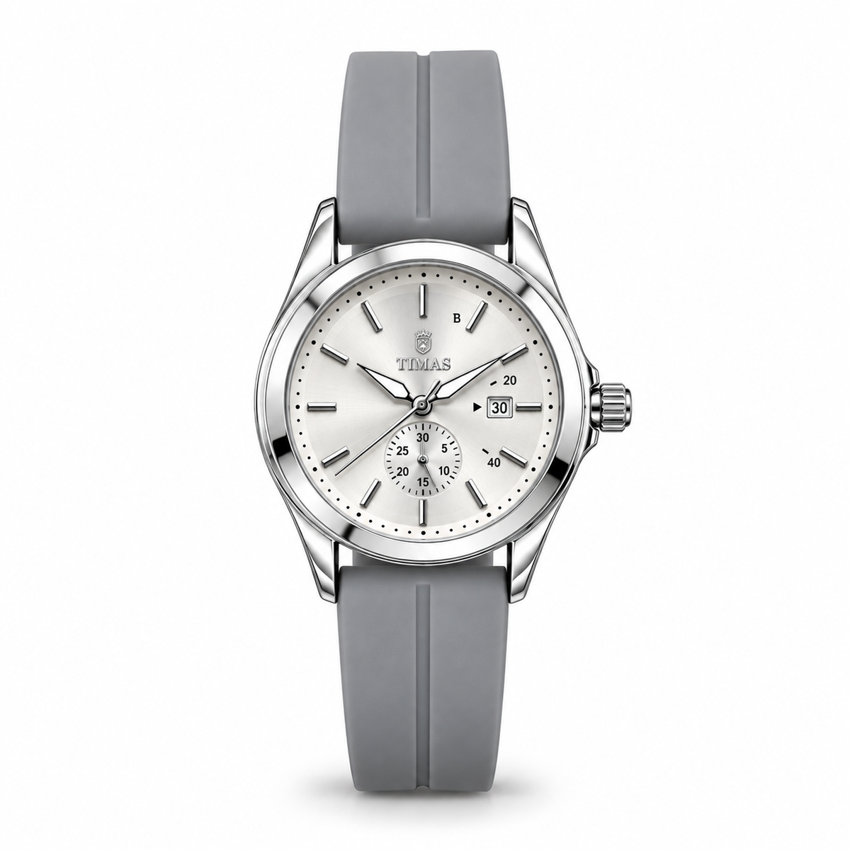TIMAS Ladies Quartz Watch with Soft PVC Strap & Magnetic Master Lock (AWTL-00323)