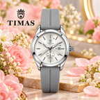 TIMAS Ladies Quartz Watch with Soft PVC Strap & Magnetic Master Lock (AWTL-00323)