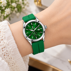 TIMAS Ladies Quartz Watch with Soft PVC Strap & Magnetic Master Lock (AWTL-00323)