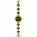 SUNLIFEX Round Quartz Ladies Bracelet Watch with Filigree Crystal Links (AWSL-00332)