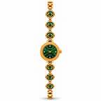 SUNLIFEX Round Quartz Ladies Bracelet Watch with Filigree Crystal Links (AWSL-00332)