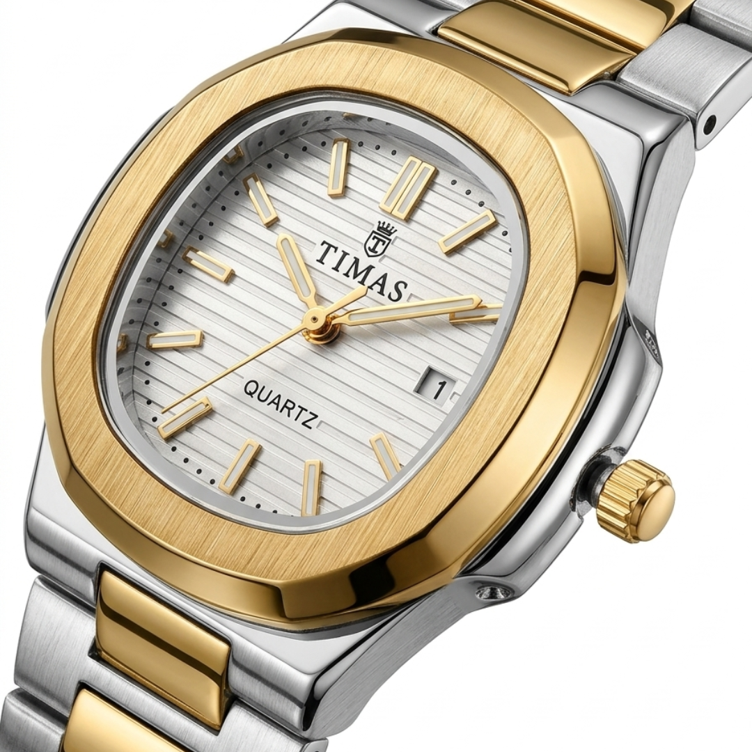 TIMAS Nautilus-Style Luxury Edition | Octagonal Bezel Stainless Steel Women's Quartz Watch (AWTL-00275)