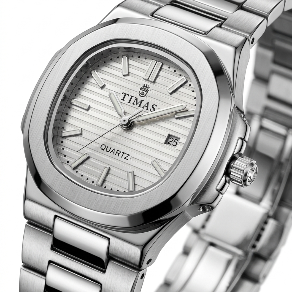 TIMAS Nautilus-Style Luxury Edition | Octagonal Bezel Stainless Steel Women's Quartz Watch (AWTL-00275)